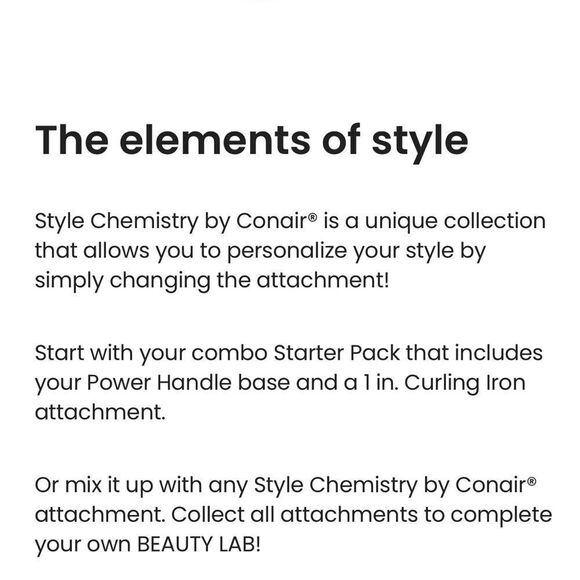 Style Chemistry 1" Flat Iron Attachment by Conair - Picture 3 of 4